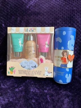 Studio Selection 4 PC Set & 24 OZ Tumbler No Straw NEW